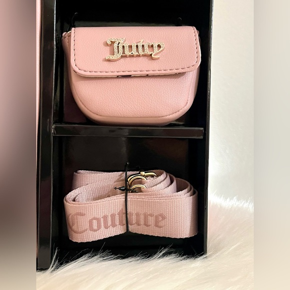 NWT Pink Juicy Couture Quilted Heart Handbag Gift Set - Picture 2 of 13